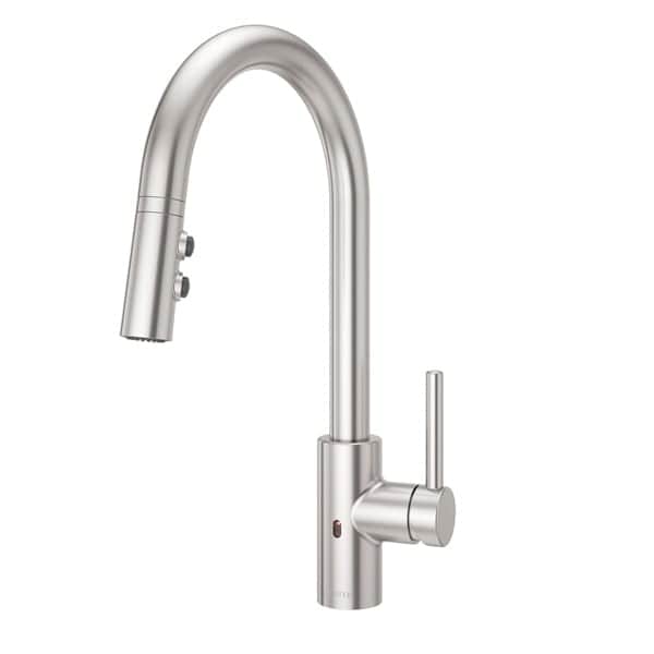 Pfister Stellen Single Handle Kitchen Pull-Down, Electronic, 1 or 3 Hole Residential LG529-ESAS - main