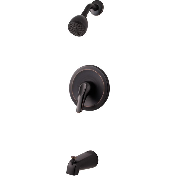 Pfister Single Handle Series Tub And Shower Trim Tuscan Bronze, Tuscan Bronze 3 Hole LG89-030Y - main