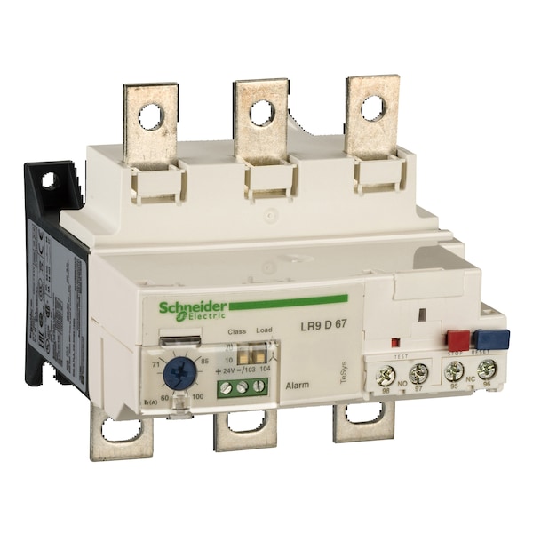 Schneider Electric Thermal Overload Relay, 1NC/1NO, 100 A Max current, 690V AC LR9D67 - main