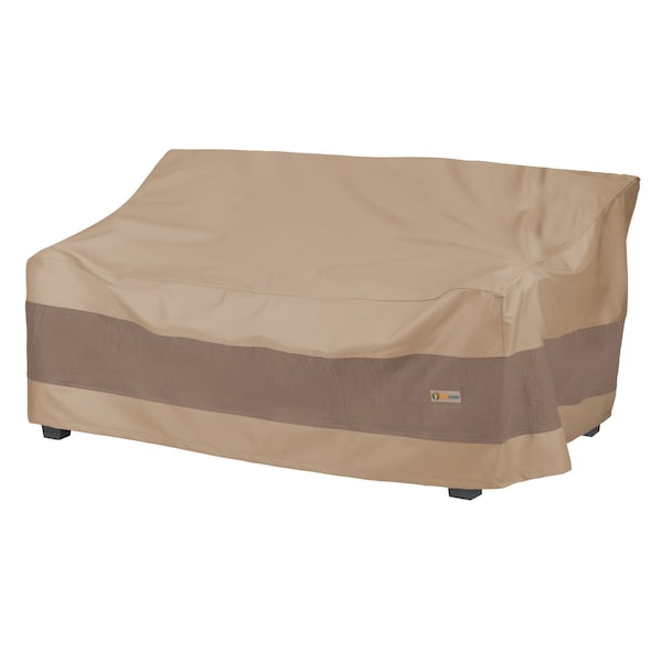 Duck Covers Elegant Swiss Coffee Patio Sofa/Loveseat Cover, 79"x37"x35" LSO793735 - main