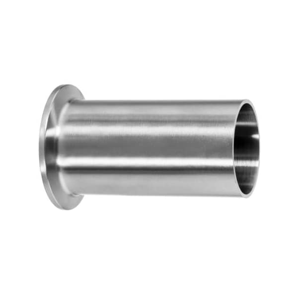 Usa Industrials Sanitary Fitting, 316SS, L Ferrule, 1-3/4" L, 1/2" ZUSA-STF-QC-441 - main