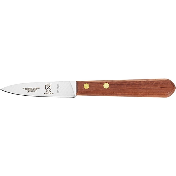 Mercer Cutlery Praxis 3" Paring, Rose Wood Handle M26000 - main