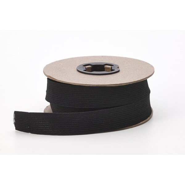 Pearl Knit Elastic, Black 1 In - 10 Yards (6Pk) M3080-9999-1-10 - main