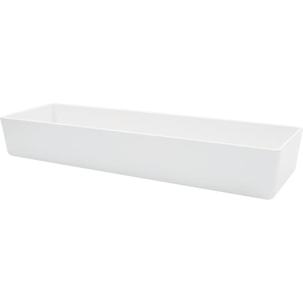 Tablecraft Strgt Bowl, Mel, Nsf, Wht, 20"X6"X3" M4017WH - main