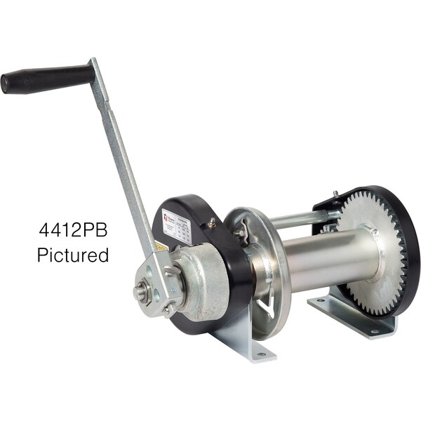 Thern Spur Gear Hand Winch, 2000Lb For Pullin M4412 Zoro