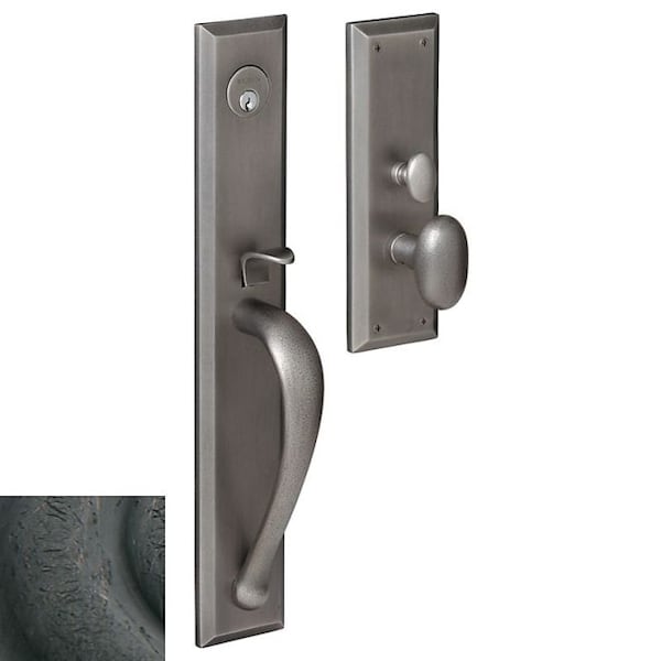 Baldwin Entry Handlesets Distressed Oil Rubbed Bronze M504.402.ENTR - main