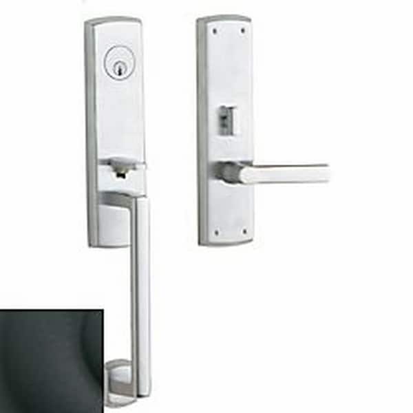 Baldwin Full Dummy Handlesets Satin Black M516.190.LFD - main