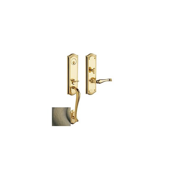 Baldwin Entry Handlesets Antique Brass M522.050.LENT - main