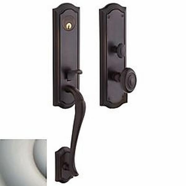 Baldwin Full Dummy Handlesets Lifetime Satin Nickel M522.056.FD - main