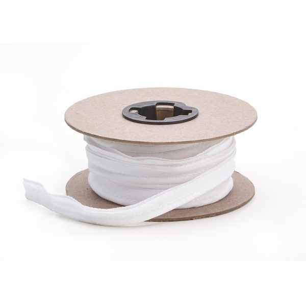 Pearl Broadcloth Cord Piping, 1/2 In Wide, 25 Yds, White (2Pk) M62-050-0000-25 - main
