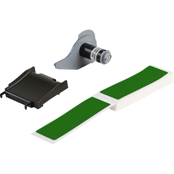 Brady Pre-Cut Label Stock Roll, Green, Gloss M7-192-593-GN - main