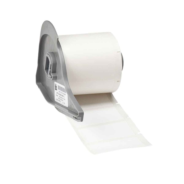 Brady WraparoundLabel, White, Nylon, 1-29/32inW M7-78-499 - main