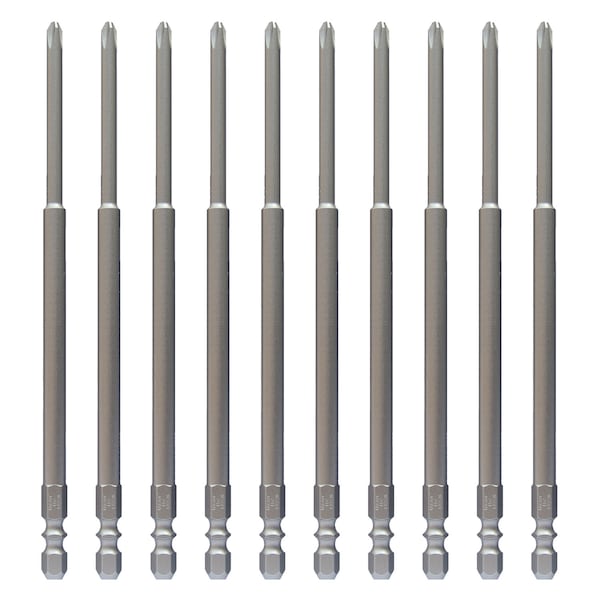 Vessel Power Bit 1/4" Hex Ab, +2x4.5x150H, PK10 MAB16P245150H - main