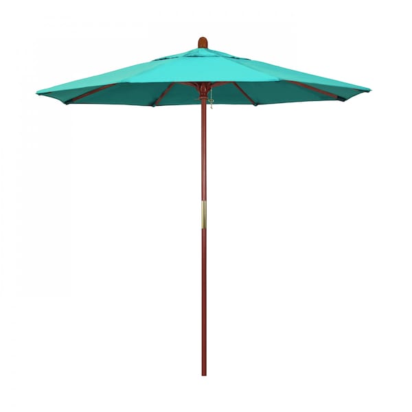 California Umbrella Patio Umbrella, Octagon, 93.13" H, Sunbrella Fabric, Aruba 194061035788 - main
