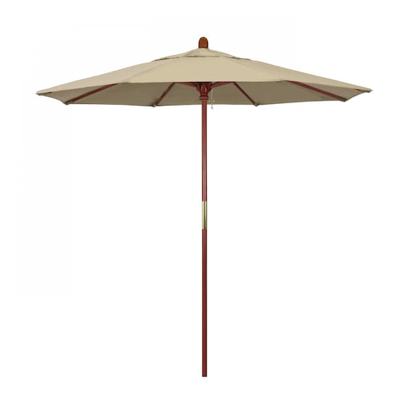 California Umbrella Patio Umbrella, Octagon, 93.13" H, Sunbrella Fabric, Antique Beige 194061035801 - main