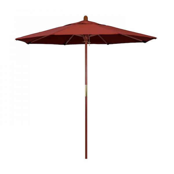 March Patio Umbrella, Octagon, 93.13" H, Sunbrella Fabric, Terracotta MARE758-5440