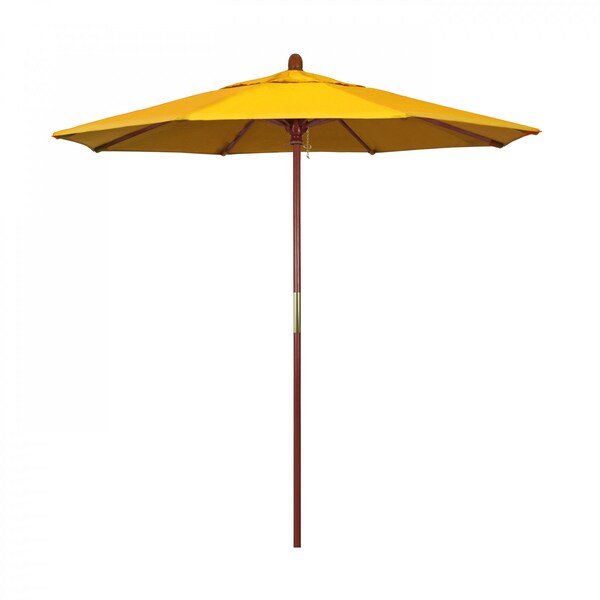 March Patio Umbrella, Octagon, 93.13" H, Sunbrella Fabric, Sunflower Yellow MARE758-5457