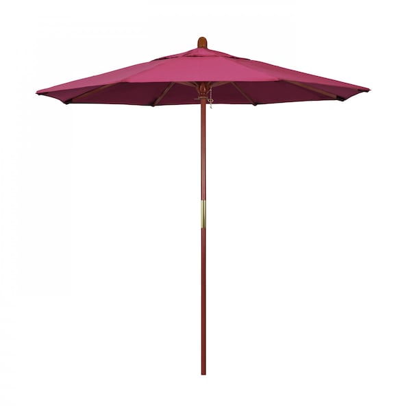 March Patio Umbrella, Octagon, 93.13" H, Sunbrella Fabric, Hot Pink MARE758-5462