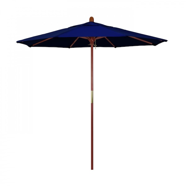 California Umbrella Patio Umbrella, Octagon, 93.13" H, Sunbrella Fabric, True Blue 194061035948 - main