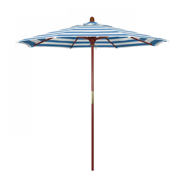 California Umbrella Patio Umbrella, Octagon, 93.13" H, Sunbrella Fabric, Cabana Regatta 194061036020 - main