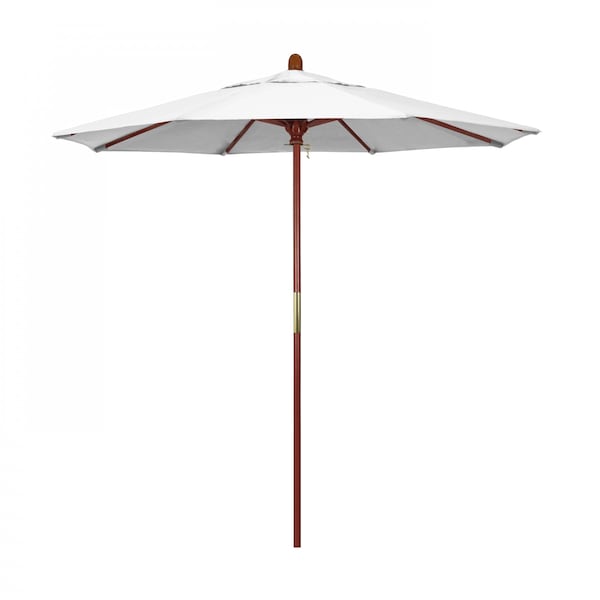 March Patio Umbrella, Octagon, 93.13" H, Olefin Fabric, White MARE758-F04