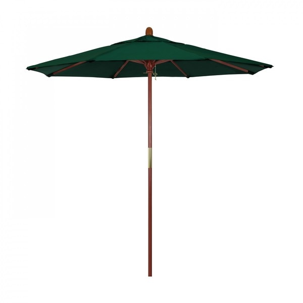 California Umbrella Patio Umbrella, Octagon, 93.13" H, Olefin Fabric, Hunter Green 194061036075