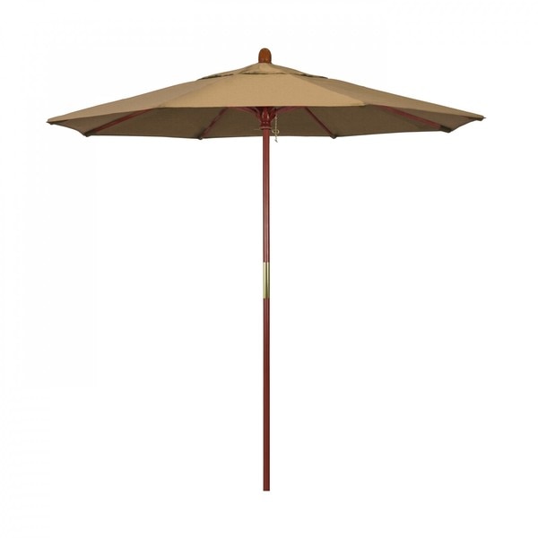 California Umbrella Patio Umbrella, Octagon, 93.13" H, Olefin Fabric, Straw 194061036198