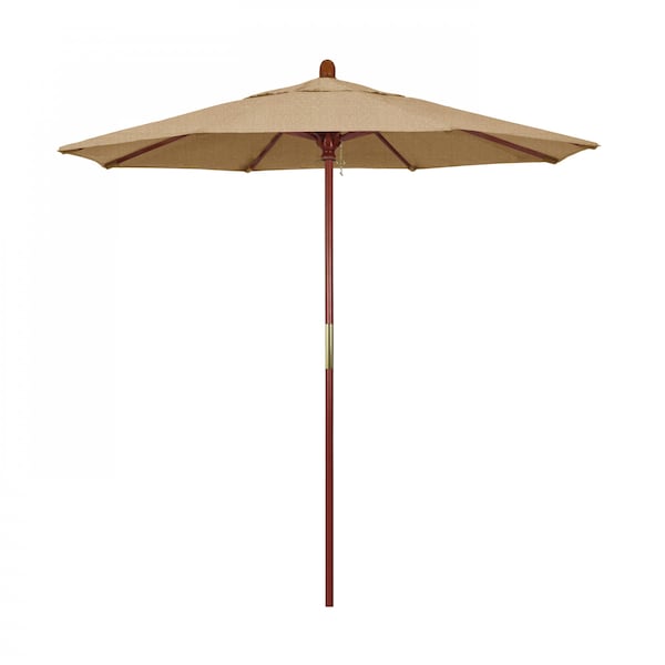 March Patio Umbrella, Octagon, 93.13" H, Olefin Fabric, Woven Sesame MARE758-F76