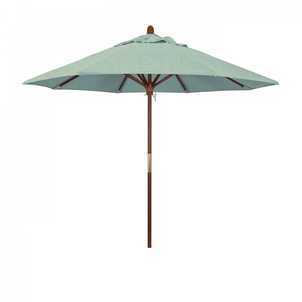 California Umbrella Patio Umbrella, Octagon, 97.5" H, Sunbrella Fabric, Spa 194061036617 - main