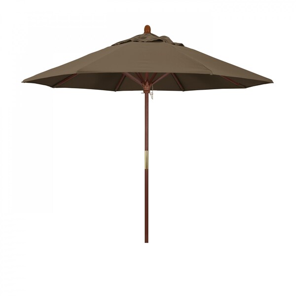 California Umbrella Patio Umbrella, Octagon, 97.5" H, Sunbrella Fabric, Cocoa 194061036679 - main