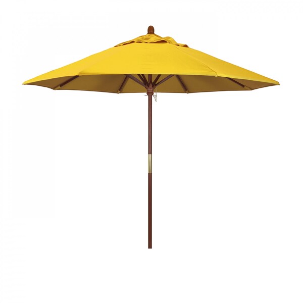 California Umbrella Patio Umbrella, Octagon, 97.5" H, Sunbrella Fabric, Sunflower Yellow 194061036747 - main