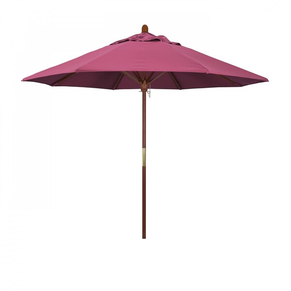 California Umbrella Patio Umbrella, Octagon, 97.5" H, Sunbrella Fabric, Hot Pink 194061036761 - main