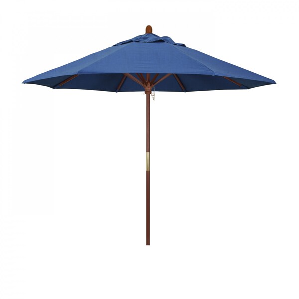March Patio Umbrella, Octagon, 97.5" H, Sunbrella Fabric, Regatta MARE908-5493