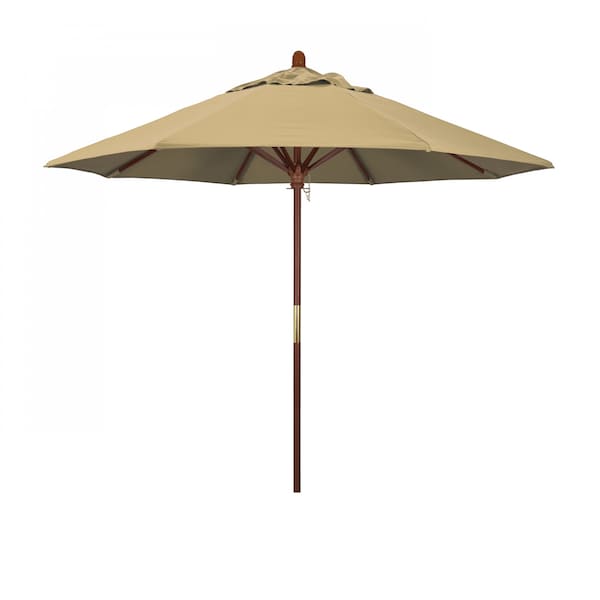March Patio Umbrella, Octagon, 97.5" H, Olefin Fabric, Champagne MARE908-F67