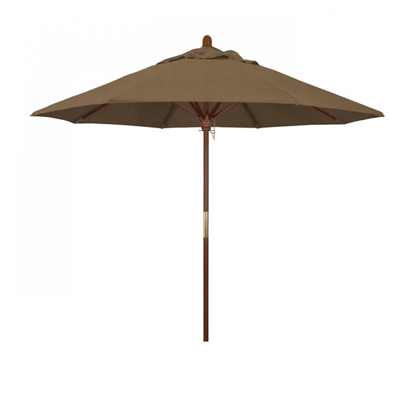 California Umbrella Patio Umbrella, Octagon, 97.5" H, Olefin Fabric, Woven Sesame 194061037089 - main