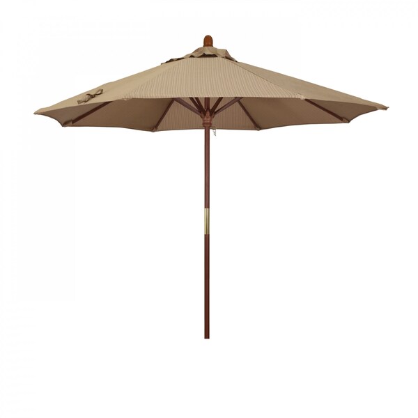 California Umbrella Patio Umbrella, Octagon, 97.5" H, Olefin Fabric, Terrace Sequoia 194061037126 - main