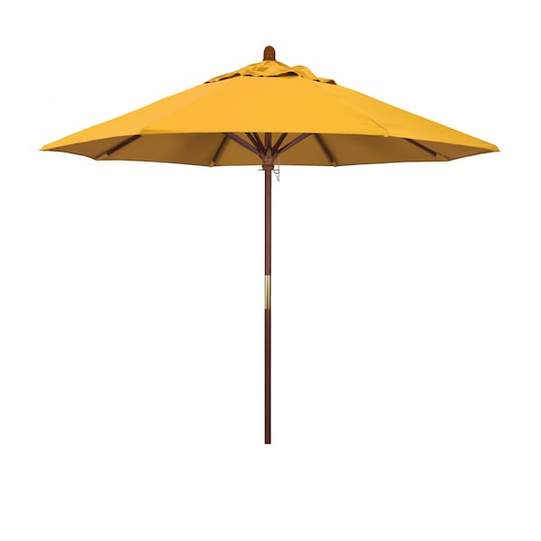 March Patio Umbrella, Octagon, 97.5" H, Pacifica Fabric, Yellow MARE908-SA57