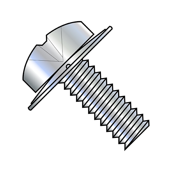 Zoro Select M5-0.8X10 D7985A PH PN SEM CAP FLAT ZINC, PK5000 M510CFPP - main