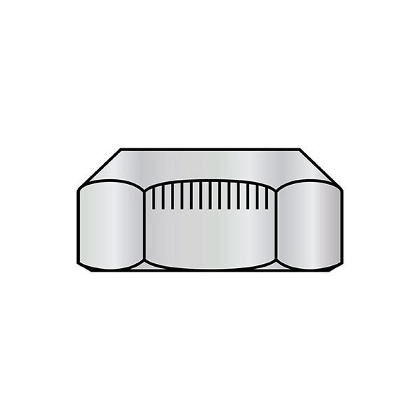 Zoro Select Lock Nut, M12-1.50, Steel, Class 10, Wax, 1000 PK M12150NO - main