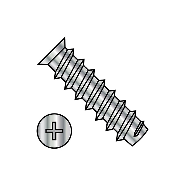 Zoro Select Binding Screw, M6.3X7.5 mm Thd Sz, Steel, 10000 PK M6.37.5DEPFN - main