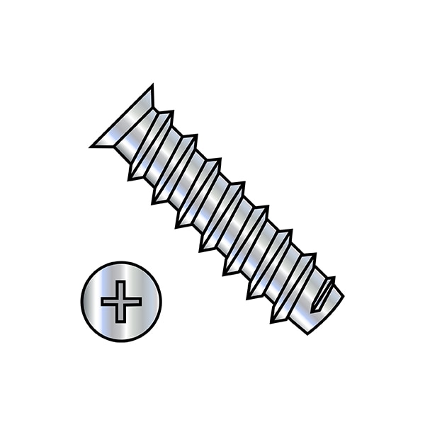 Zoro Select Wood Screw, Steel, 7000 PK Phillips Drive M6.314.5DEPF - main