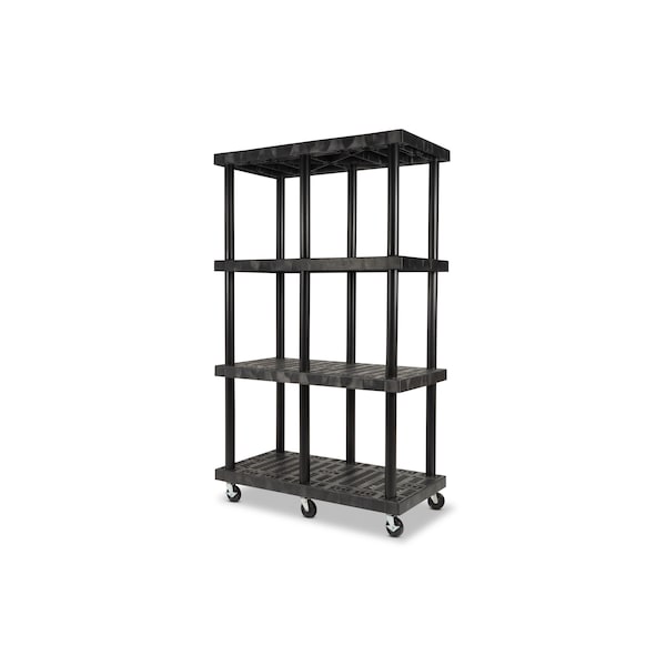 Spc Industrial Dura-Shelf, Mobile, 48"x24", 4-Shelf System MDS4824X4 - main