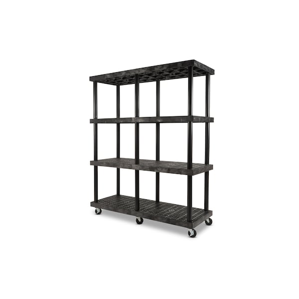 Spc Industrial DuraShelf, Mobile, 66"x24", 4Shelf System MDS6624X4 Zoro