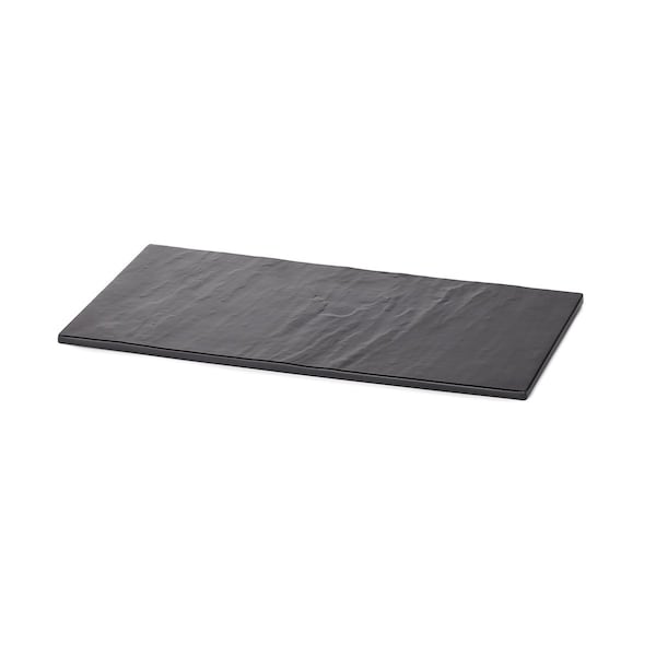 Tablecraft Frostone Slate Mel Tray, Blk, 12.75"X6.9 MG3 - main