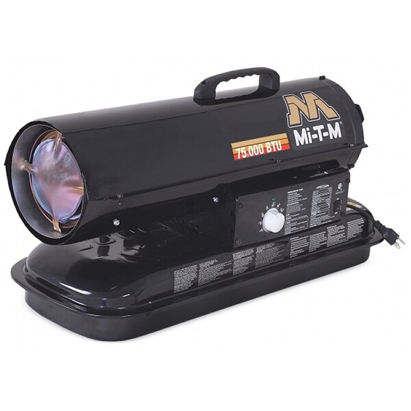 Mi-T-M Kerosene Forced Air Heater, 75,000 BTU MH-0075-0M10 | Zoro