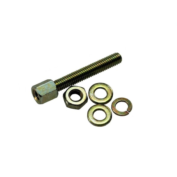 Unicorp Jack Screw Standoff, M3 Thrd Sz, 8 mm L, Steel Zinc Plated