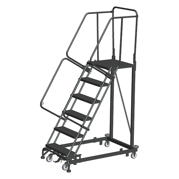Ballymore Safety Rolling Ladder, Steel, 60 in.H ML063221P - main