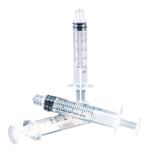 AirTite Syringe, Bulk, 5mL Luer Lock, PK100 MLB5100 Zoro