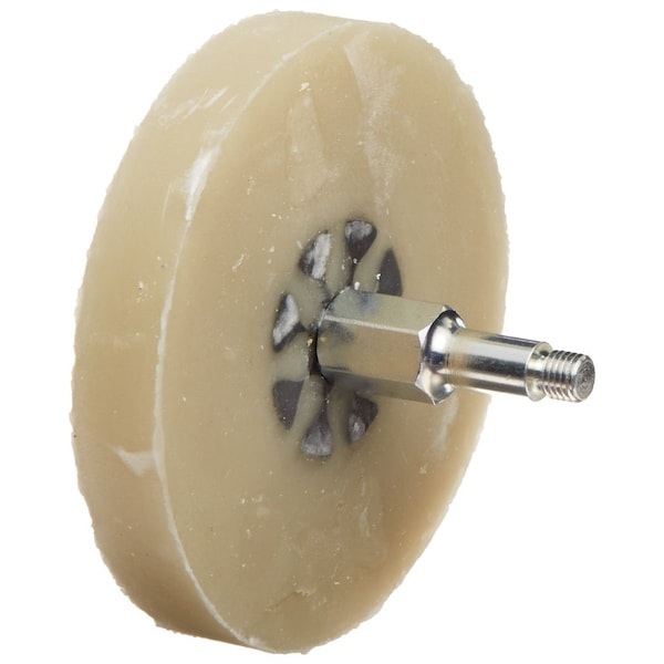 3M Stripe Off Wheel, 4"W/ Mandrel, Fine Grade MMM7498 - main