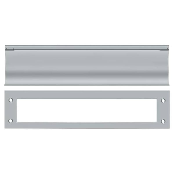 Deltana Mail Slot, Heavy Duty Satin Chrome MS0030U26D